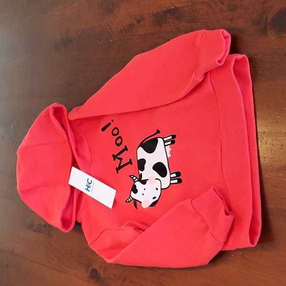 HighFive Crew Other - HighFive cow hoodie 4T